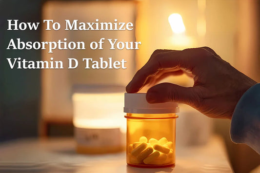 Hand opening vitamin D supplement bottle with yellow tablets, wellness concept for Phlox