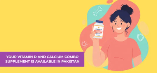 Vitamin D and calcium combo Supplement Available in Pakistan