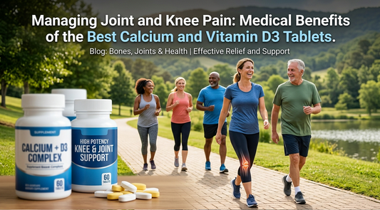 Managing Joint and Knee Pain: Medical Benefits of the Best Calcium and Vitamin D3 Tablets