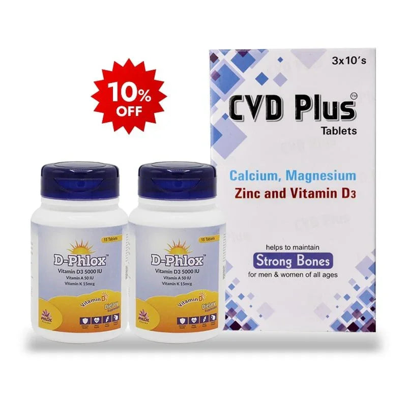 2 D Phlox + 1 CVD Plus Tab - Phlox Pharma