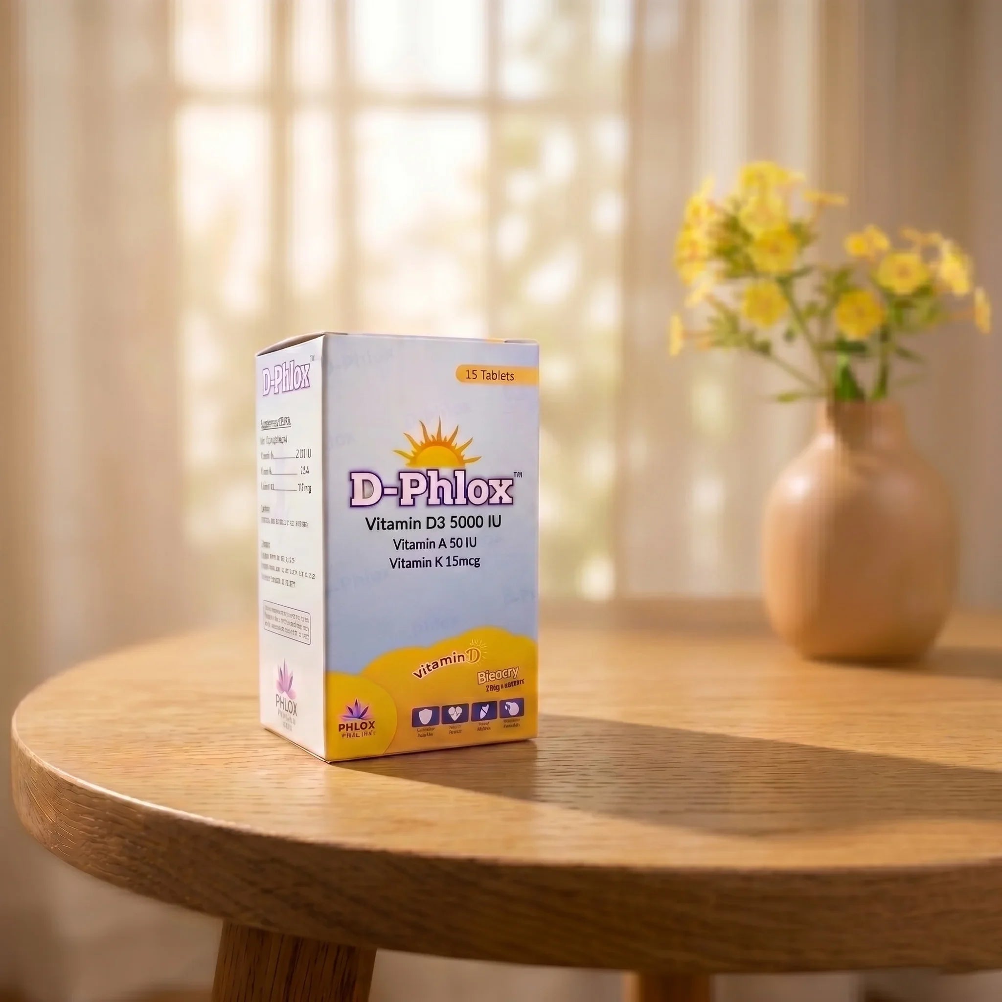 D-Phlox Vitamin D3 5000 IU Phlox Pharma