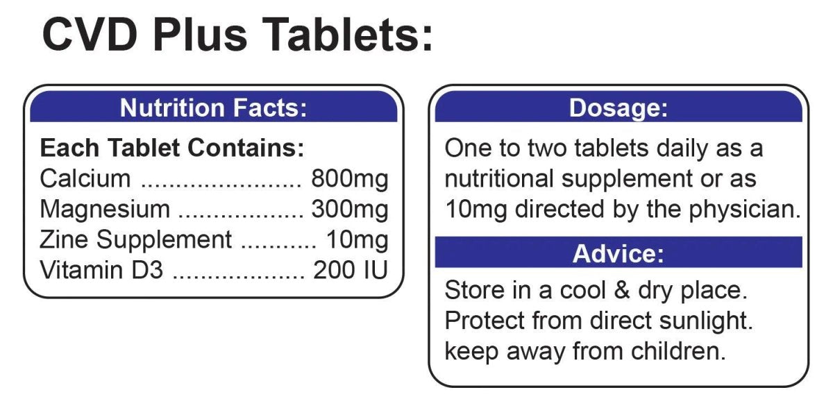 CVD Plus Tablets - Phlox Pharma