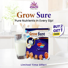 Grow Sure Milk (Buy 2 & Get 1 Free) - Phlox Pharma